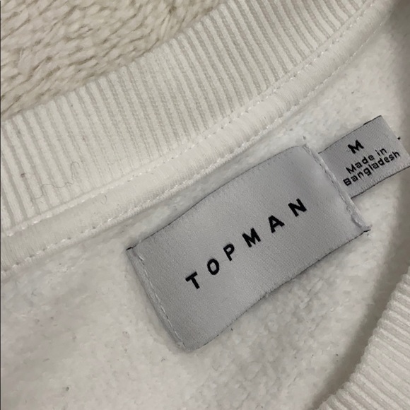 Topman White Sweatshirt - Picture 3 of 3